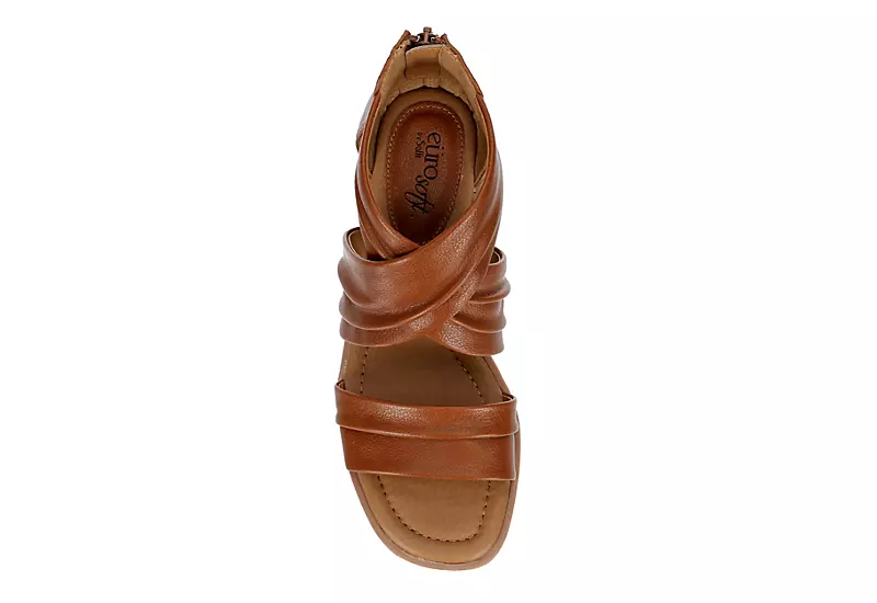 Eurosoft Womens Ginnifer Wedge Sandal - Brown 6 Eurosoft Womens Ginnifer Wedge Sandal - Brown - Image 6