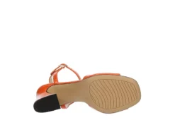 Michael By Michael Shannon Womens Seren Sandal - Orange -Theydude Store US 01 107012 06