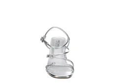Michael By Michael Shannon Womens Tristan Sandal - Silver -Theydude Store US 01 107017 02