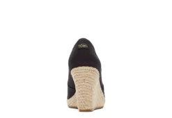 Toms Womens Michelle Wedge - Black -Theydude Store US 01 107378 02