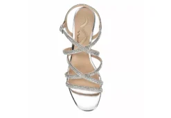 N By Nina Womens Bloom Sandal - Silver -Theydude Store US 01 107405 05