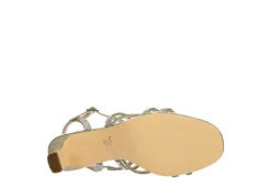 N By Nina Womens Bloom Sandal - Champagne -Theydude Store US 01 107406 06