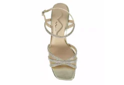 N By Nina Womens Sevyn Platform Sandal - Gold -Theydude Store US 01 107409 05
