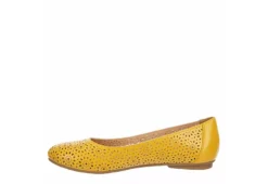 Mootsies Tootsies Womens Belva Flat - Yellow -Theydude Store US 01 107414 03