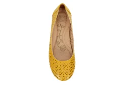 Mootsies Tootsies Womens Belva Flat - Yellow -Theydude Store US 01 107414 05