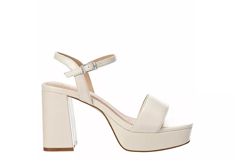 Limelight Womens Ansley Platform Sandal - Bone 2 Limelight Womens Ansley Platform Sandal - Bone - Image 2