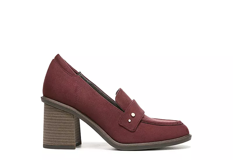 Dr. Scholl's Womens Rumors Loafer - Burgundy 2 Dr. Scholl's Womens Rumors Loafer - Burgundy - Image 2