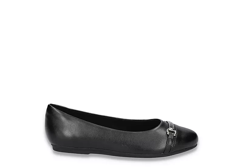 Easy Street Womens Asher Flat - Black 2 Easy Street Womens Asher Flat - Black - Image 2