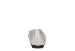 Easy Street Womens Asher Flat - Silver -Theydude Store US 01 108021 04