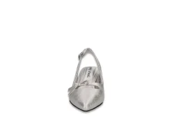 Easy Street Womens Emerin Slingback Pump - Silver 9 Easy Street Womens Emerin Slingback Pump - Silver -Theydude Store US 01 108061 02