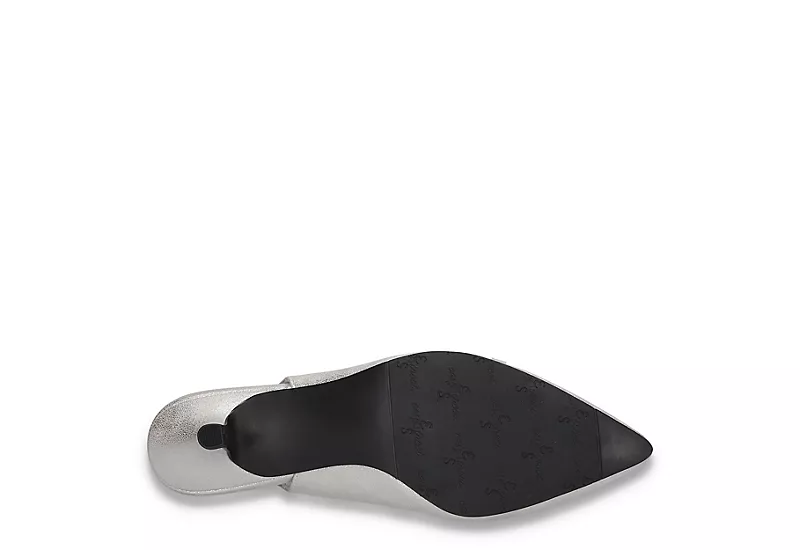 Easy Street Womens Emerin Slingback Pump - Silver 7 Easy Street Womens Emerin Slingback Pump - Silver - Image 7