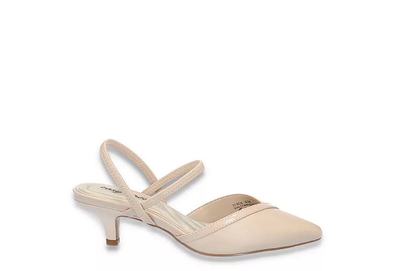 Easy Street Womens Unna Pump - Nude 2 Easy Street Womens Unna Pump - Nude - Image 2