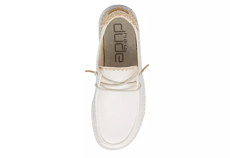 Heydude Womens Wendy Slip On Sneaker - White 5 Heydude Womens Wendy Slip On Sneaker - White - Image 5