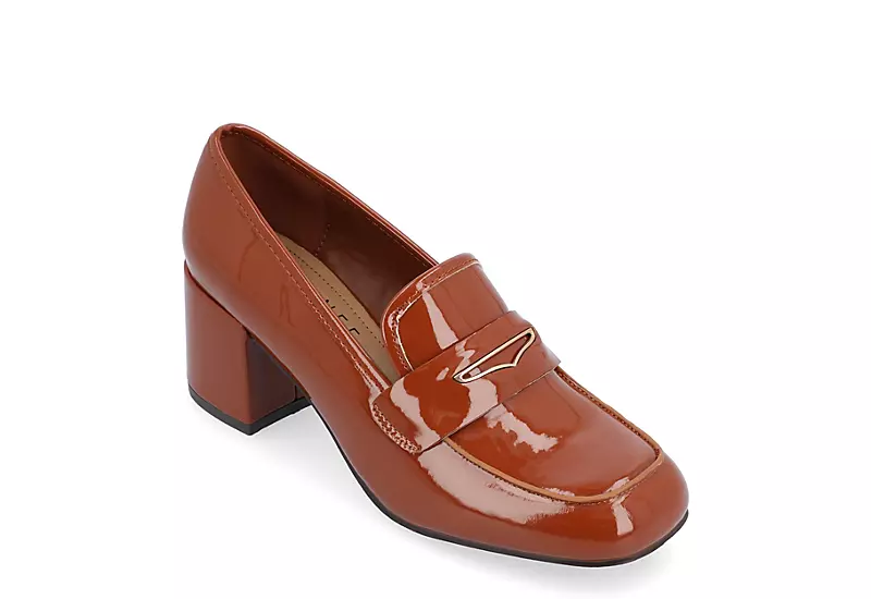 Journee Collection Womens Liyla Pump - Cognac 1 Journee Collection Womens Liyla Pump - Cognac