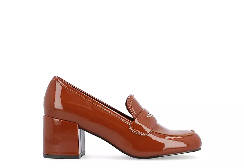 Journee Collection Womens Liyla Pump - Cognac 2 Journee Collection Womens Liyla Pump - Cognac - Image 2