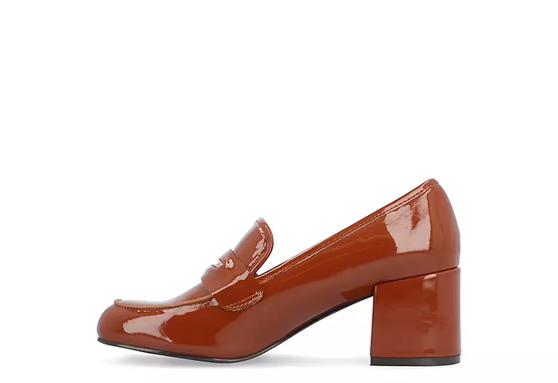 Journee Collection Womens Liyla Pump - Cognac 4 Journee Collection Womens Liyla Pump - Cognac - Image 4