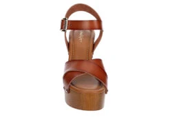 Limelight Womens April Platform Sandal - Cognac -Theydude Store US 01 132101 02