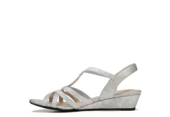 Lifestride Womens Yaya Wedge Sandal - Silver 10 Lifestride Womens Yaya Wedge Sandal - Silver -Theydude Store US 01 200113 03