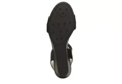 Lifestride Womens Yuma Wedge Sandal - Black -Theydude Store US 01 201296 06