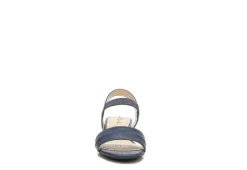 Lifestride Womens Yuma Wedge Sandal - Navy -Theydude Store US 01 201297 02