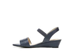 Lifestride Womens Yuma Wedge Sandal - Navy -Theydude Store US 01 201297 03