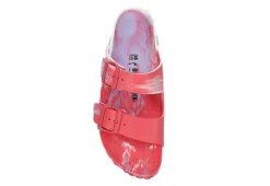 Birkenstock Womens Arizona Essentials Slide Sandal - Coral -Theydude Store US 01 201446 05