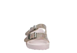 Madden Girl Womens Teddy Footbed Slide Sandal - Blush -Theydude Store US 01 201894 02