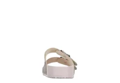 Madden Girl Womens Teddy Footbed Slide Sandal - Blush -Theydude Store US 01 201894 04