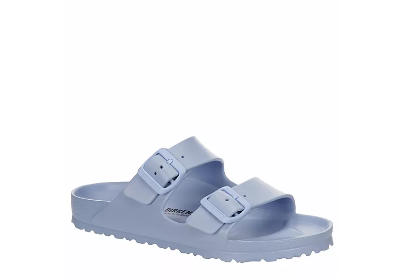 Birkenstock Womens Arizona Essentials Slide Sandal - Pale Blue 1 Birkenstock Womens Arizona Essentials Slide Sandal - Pale Blue