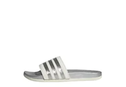 Adidas Womens Adilette Comfort Slide Sandal - White -Theydude Store US 01 202095 02