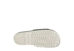Adidas Womens Adilette Comfort Slide Sandal - White -Theydude Store US 01 202095 04
