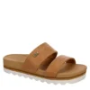 Reef Womens Banded Horizon Hi Slide Sandal - Tan