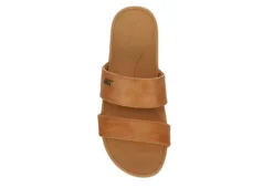 Reef Womens Banded Horizon Hi Slide Sandal - Tan 12 Reef Womens Banded Horizon Hi Slide Sandal - Tan -Theydude Store US 01 202349 05