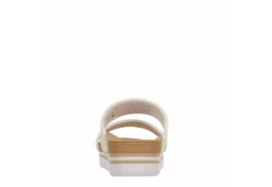 Reef Womens Banded Horizon Hi Slide Sandal - White -Theydude Store US 01 202350 04