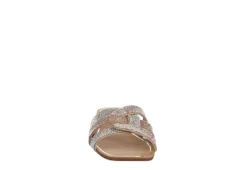 Michael By Michael Shannon Womens Skylar Slide Sandal - Med Metallic -Theydude Store US 01 202475 02