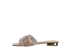 Michael By Michael Shannon Womens Skylar Slide Sandal - Med Metallic -Theydude Store US 01 202475 03