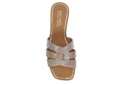 Michael By Michael Shannon Womens Skylar Slide Sandal - Med Metallic -Theydude Store US 01 202475 05