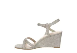 Maripe Womens Lexie Wedge Sandal - Silver 10 Maripe Womens Lexie Wedge Sandal - Silver -Theydude Store US 01 202476 03