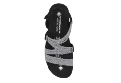 Skechers Womens Reggae Slim - Sweet Route Womens Sandal - Black 10 Skechers Womens Reggae Slim - Sweet Route Womens Sandal - Black -Theydude Store US 01 202492 03