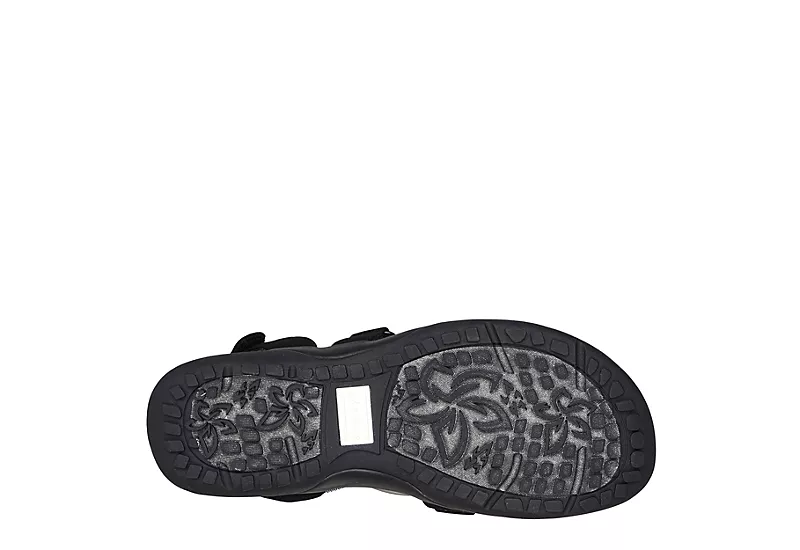 Skechers Womens Reggae Slim - Sweet Route Womens Sandal - Black 5 Skechers Womens Reggae Slim - Sweet Route Womens Sandal - Black - Image 5