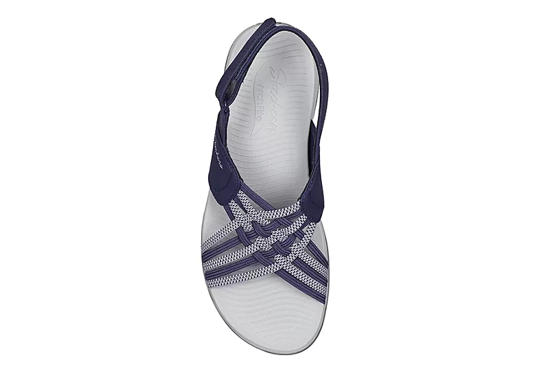 Skechers Womens Arch Fit Reggae Sport-hometown Womens Sandal - Navy 4 Skechers Womens Arch Fit Reggae Sport-hometown Womens Sandal - Navy - Image 4