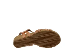 Bjorndal Womens Lily Wedge Sandal - Tan -Theydude Store US 01 202508 06
