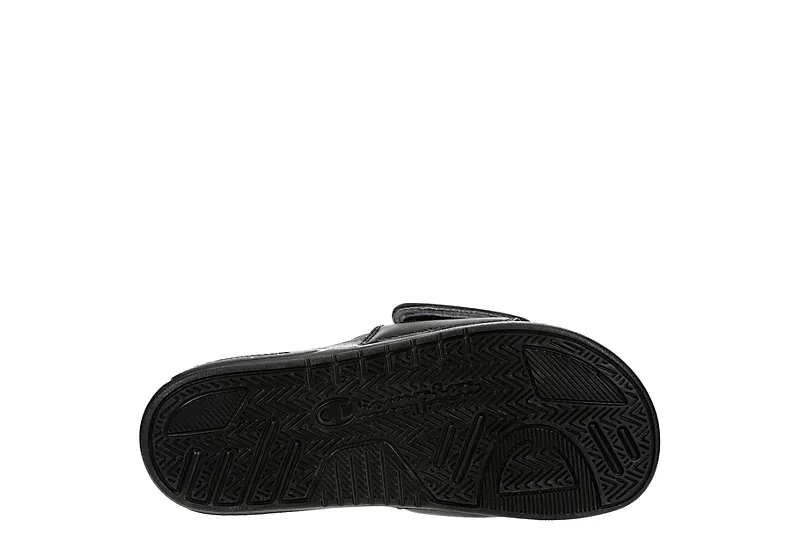 Champion Womens Foundation Split Script Slide Sandal - Black 7 Champion Womens Foundation Split Script Slide Sandal - Black - Image 7