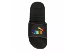 Puma Womens Cool Cat Rainbow Slide Sandal - Black -Theydude Store US 01 202625 05
