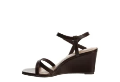 Michael By Michael Shannon Womens Lulu Wedge Sandal - Espresso -Theydude Store US 01 202628 03