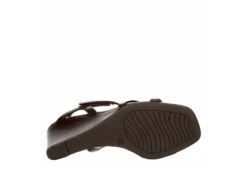 Michael By Michael Shannon Womens Lulu Wedge Sandal - Espresso -Theydude Store US 01 202628 06