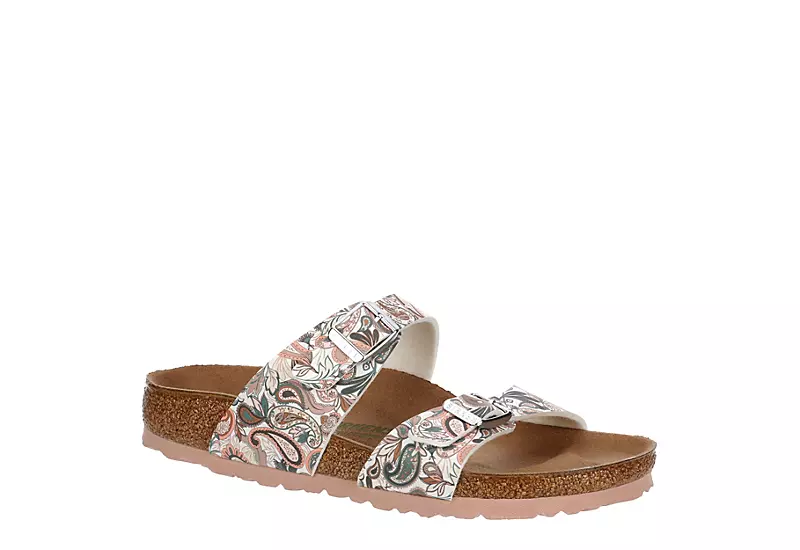 Birkenstock Womens Sydney Vegan Footbed Sandal - Pale Pink 1 Birkenstock Womens Sydney Vegan Footbed Sandal - Pale Pink