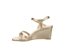 Maripe Womens Lexie Wedge Sandal - Gold -Theydude Store US 01 202778 03