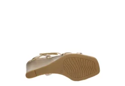 Maripe Womens Lexie Wedge Sandal - Gold -Theydude Store US 01 202778 06