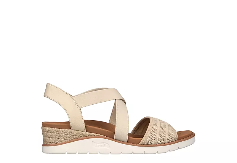 Skechers Womens Arch Fit Beach Kiss Sandal - Natural 2 Skechers Womens Arch Fit Beach Kiss Sandal - Natural - Image 2